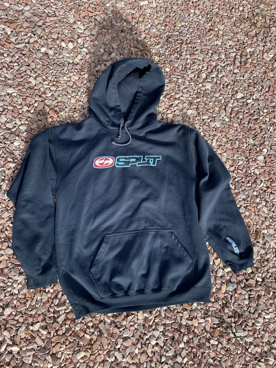 Split water resistant hoodie M