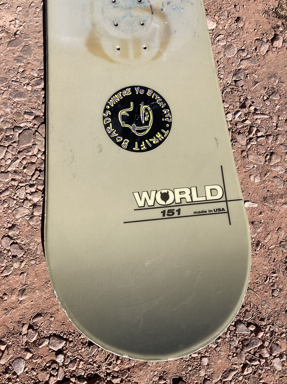 Thumbnail: 2000 World Industries MFM Dj pro model 151cm