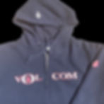Thumbnail: 00s Volcom zip up hoodie size womens L