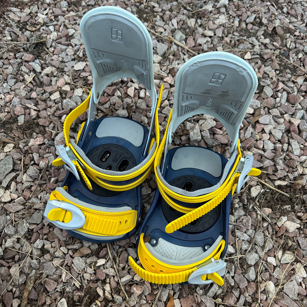Thumbnail: 2000 Forum Snowboards freestyle bindings size L 