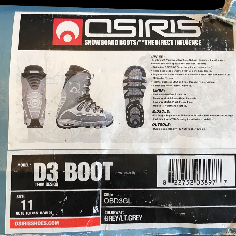Thumbnail: Osiris D3 snowboard boot 11