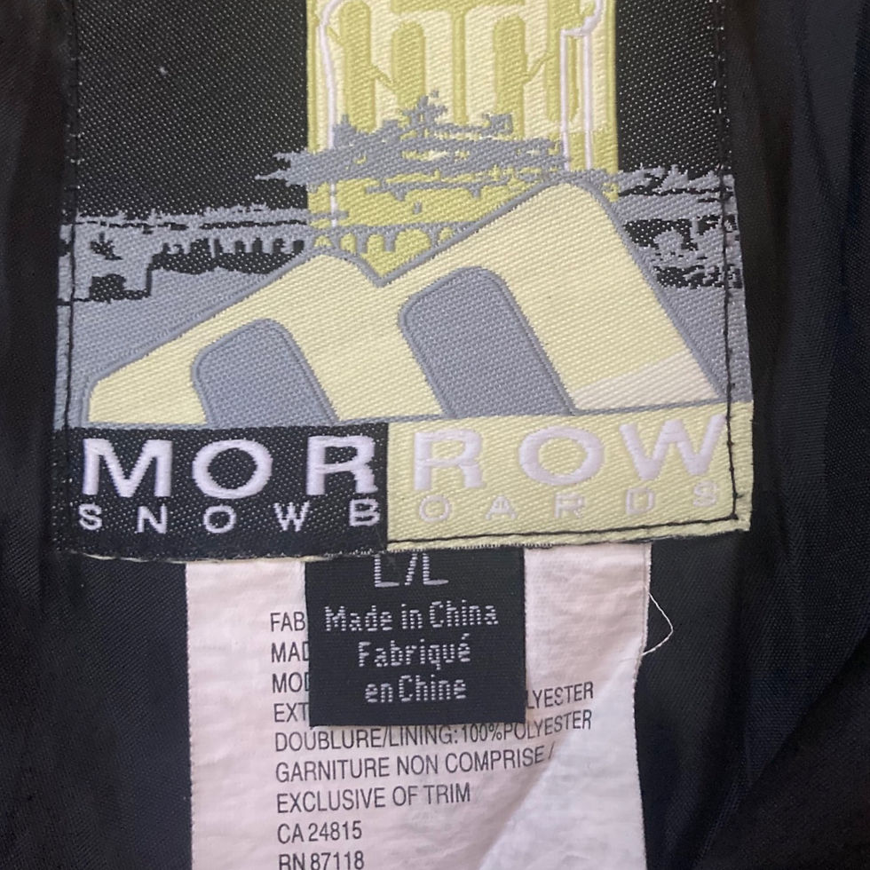 Thumbnail: Morrow Snowboards corduroy pants size L/XL