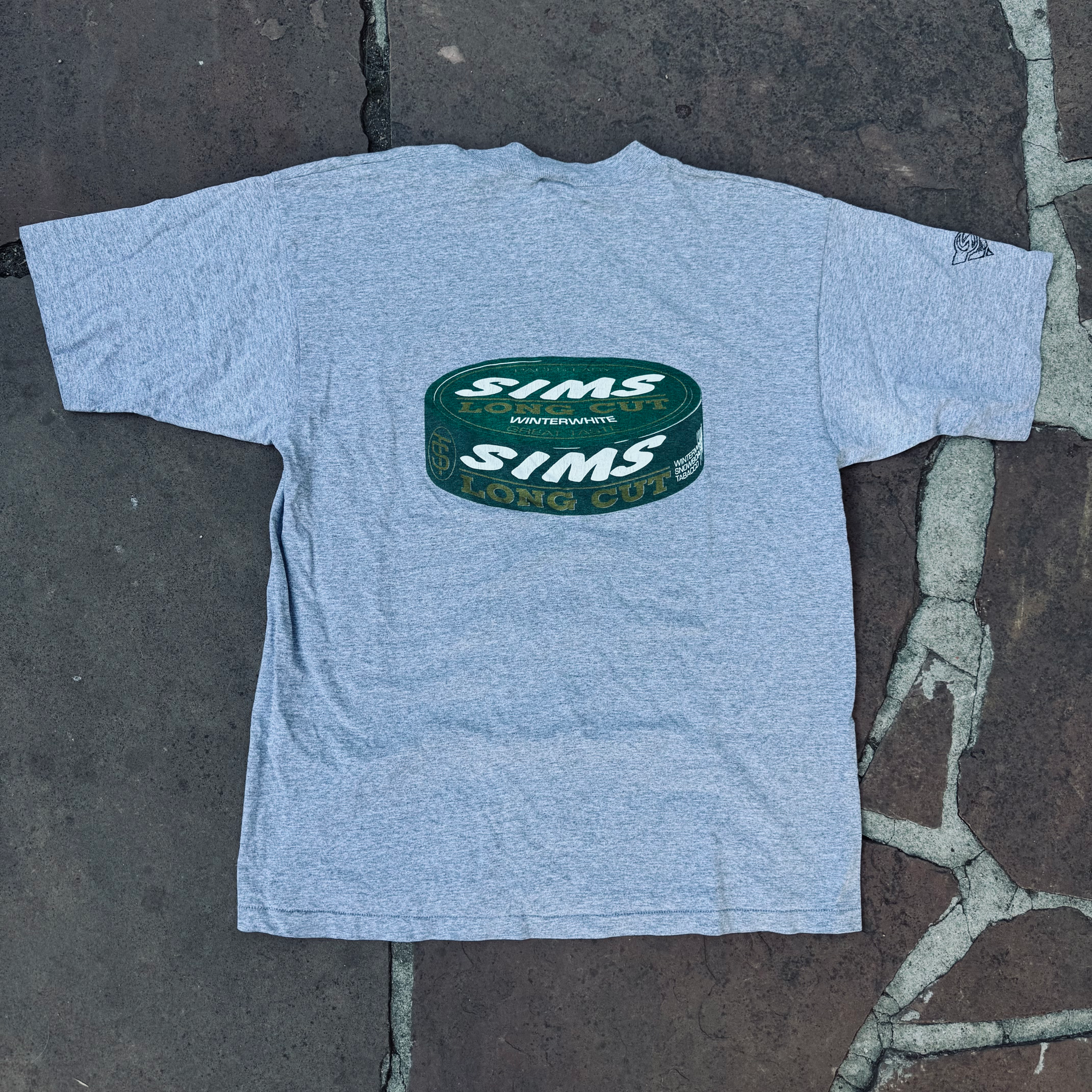 90s Sims Snowboards “longcut” tee size L