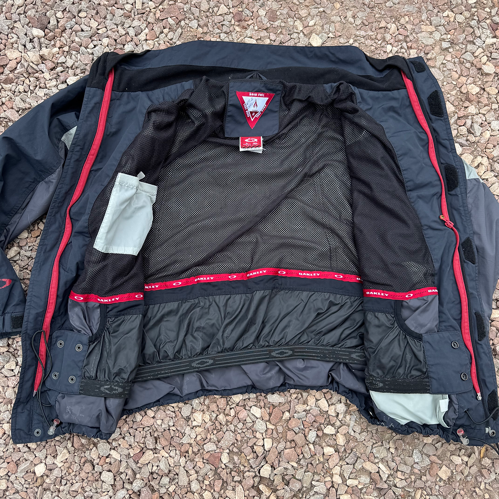 Thumbnail: Y2K Oakley road fuel jacket size L 