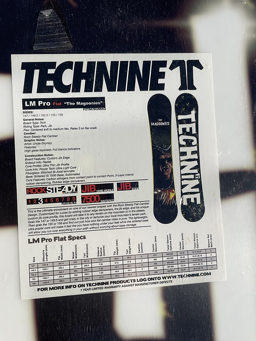 Thumbnail: Technine Lucas Magoon “magoonies” 152.5 
