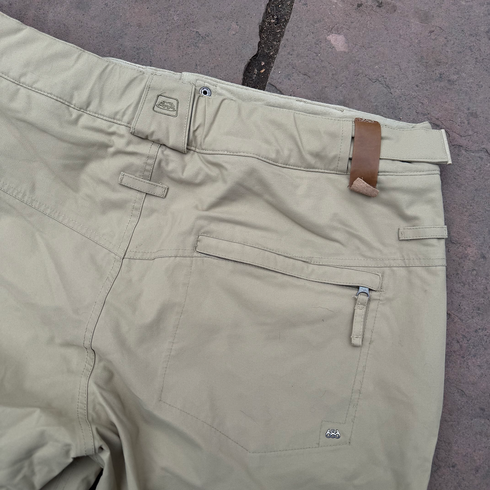 Thumbnail: 00s 686 smarty snowboard pants size XL - tan