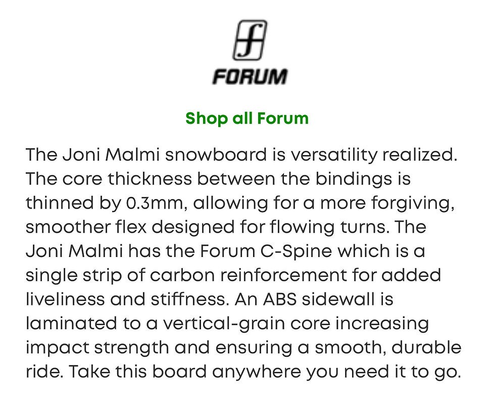 Thumbnail: 2006 Forum Snowboards Joni Malmi pro model 149cm