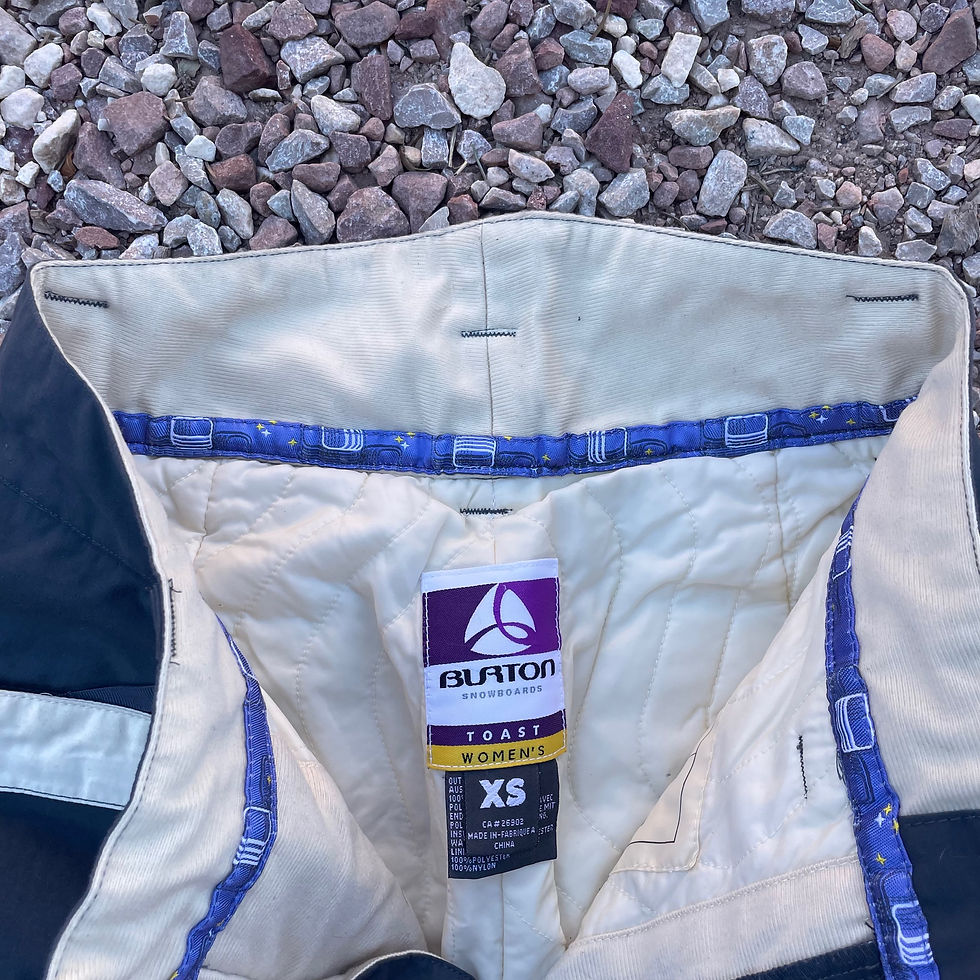 Thumbnail: Y2k Burton Toast pants size women’s XS