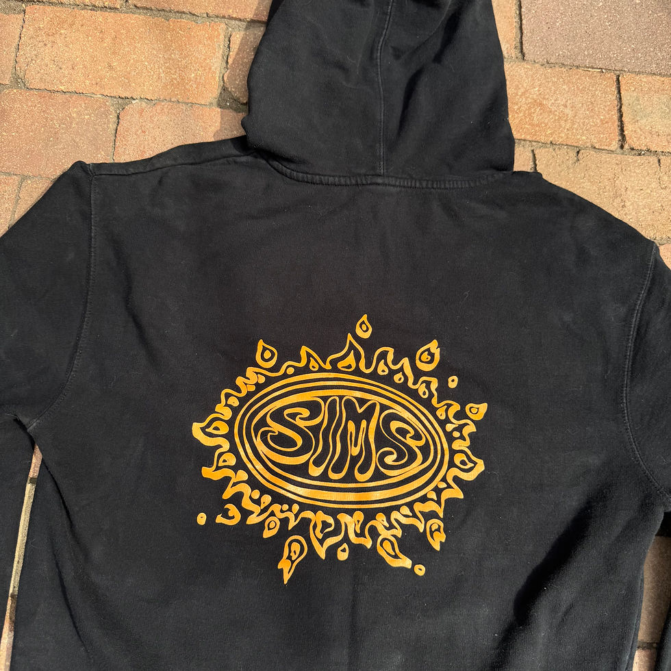 Thumbnail: Sims Snowboards Salasnek logo hoodie size L
