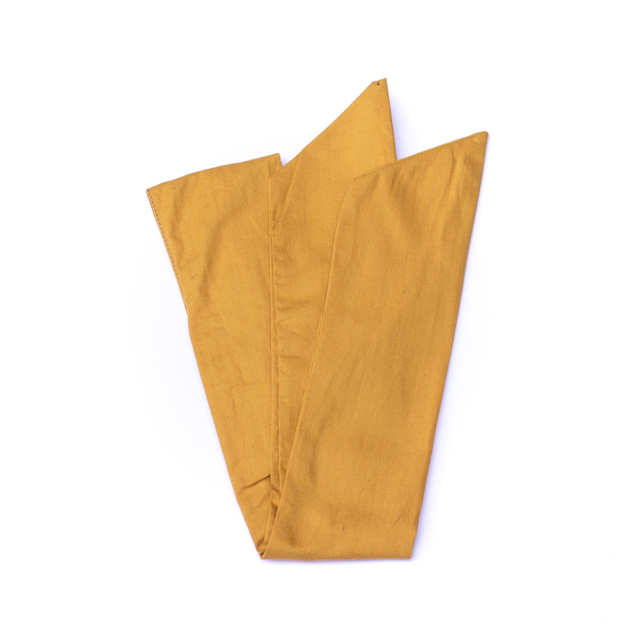 Bandeau uni jaune moutarde