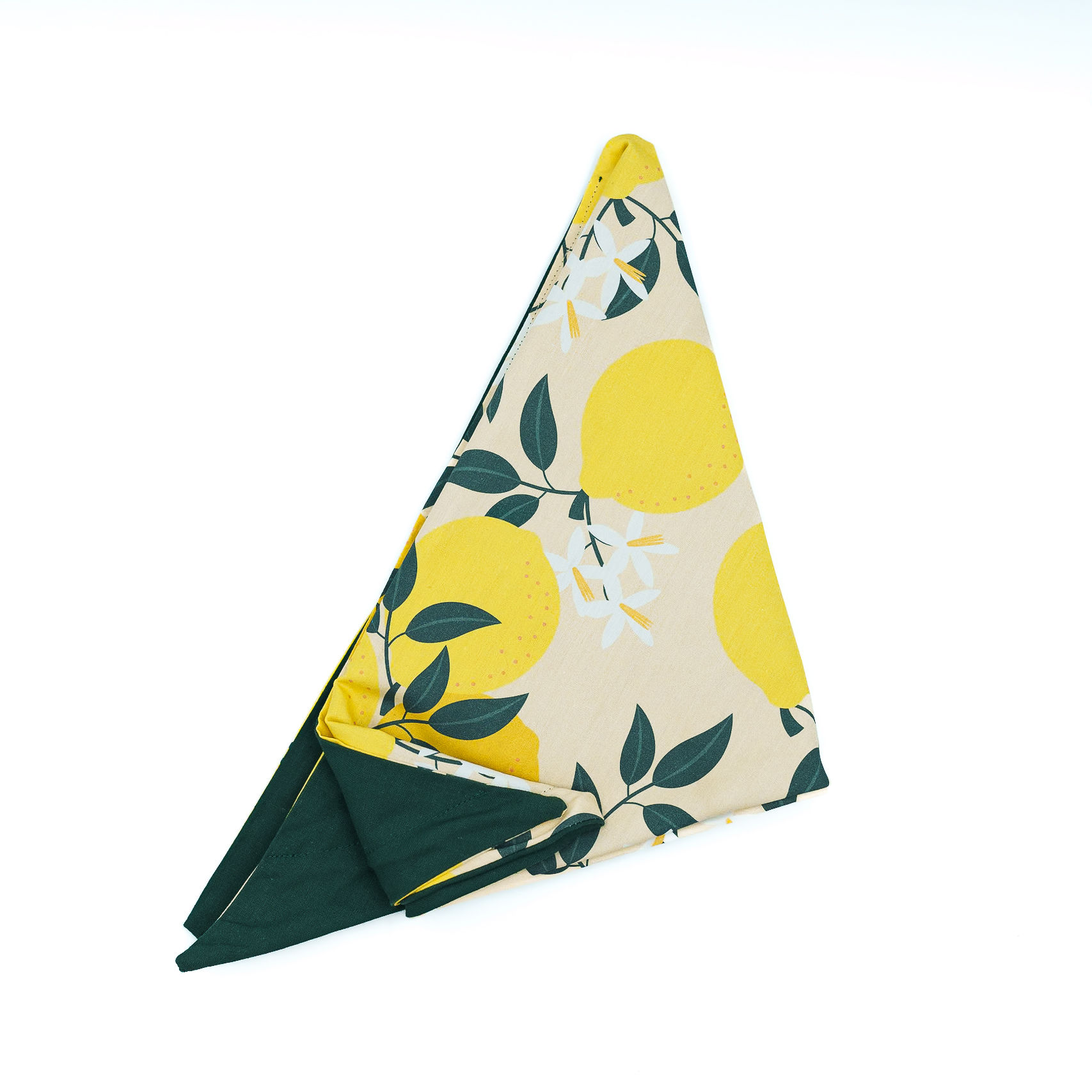 Turban cheveux femme flexible citron