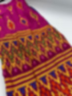 détail de l'imprimé du tissu thailandais