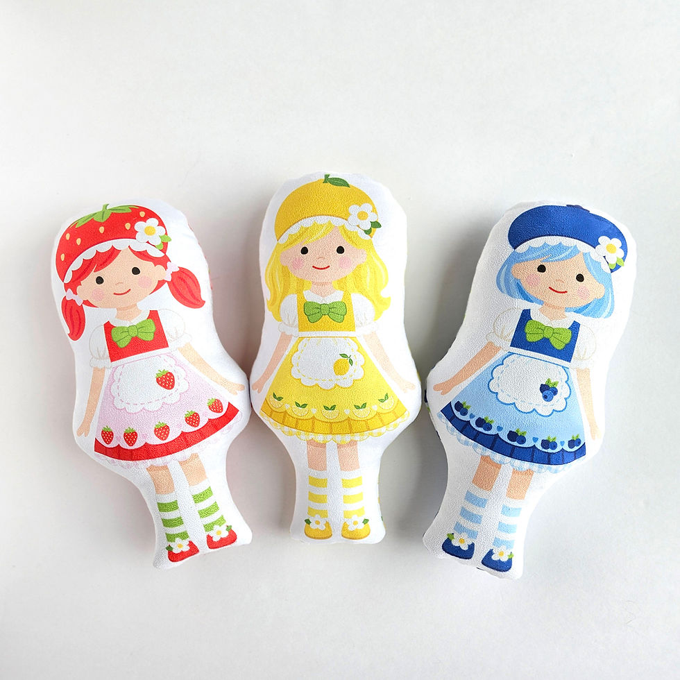 Thumbnail: Blueberry Girl Doll Sewing Kit