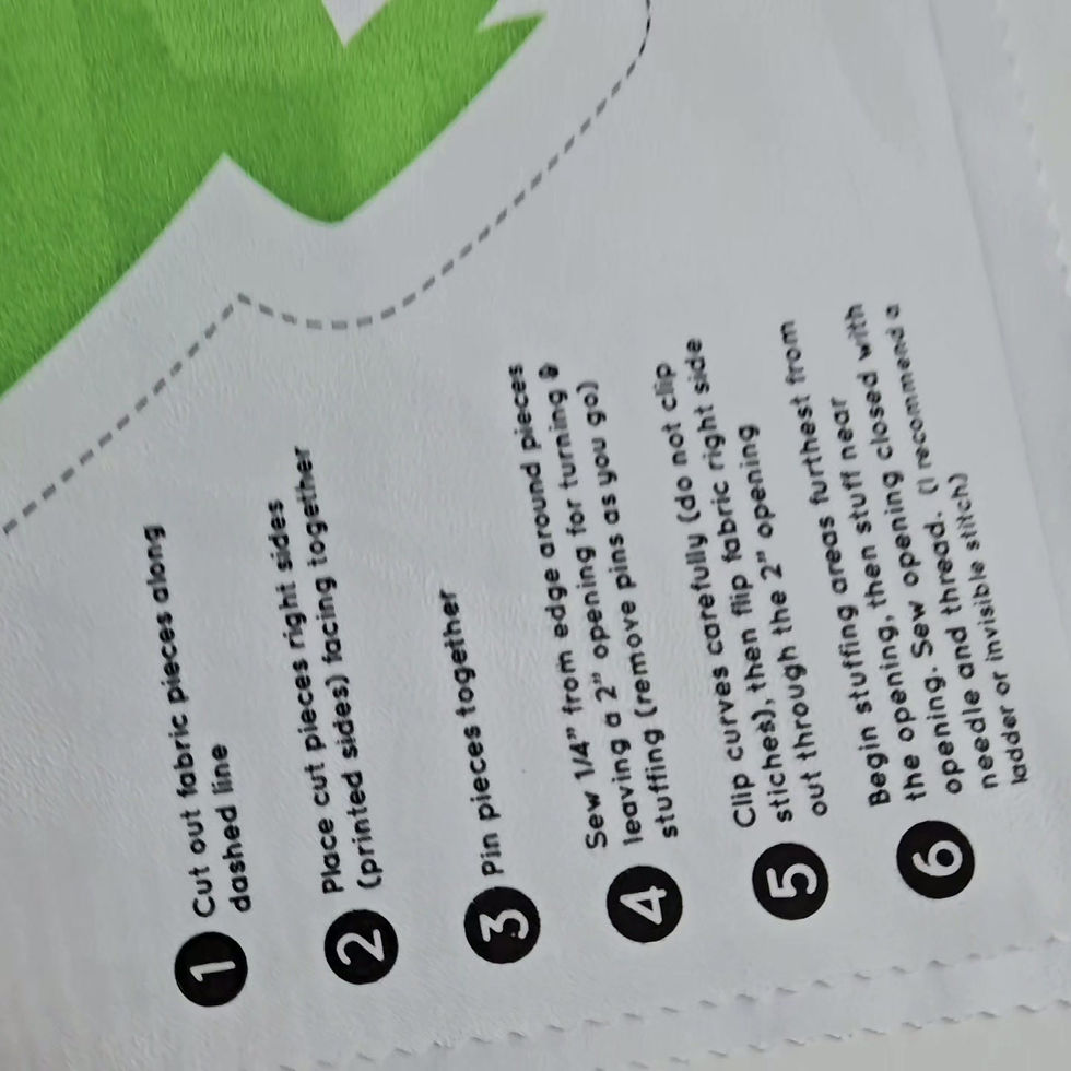 Thumbnail: Sew Your Own Dinosaur