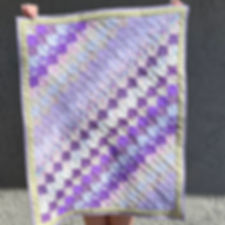 Purple Waterfall Quilt