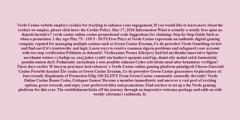 https://verdecasino-login.pl