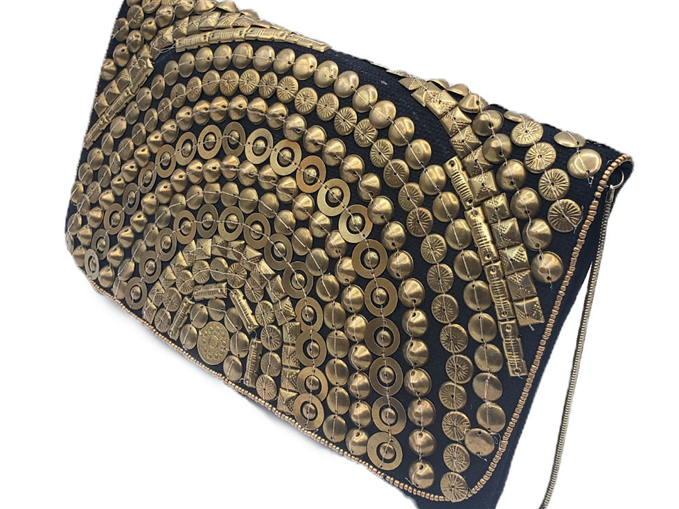 Thumbnail: Vintage Franchi La Sera Studded Evening Bag