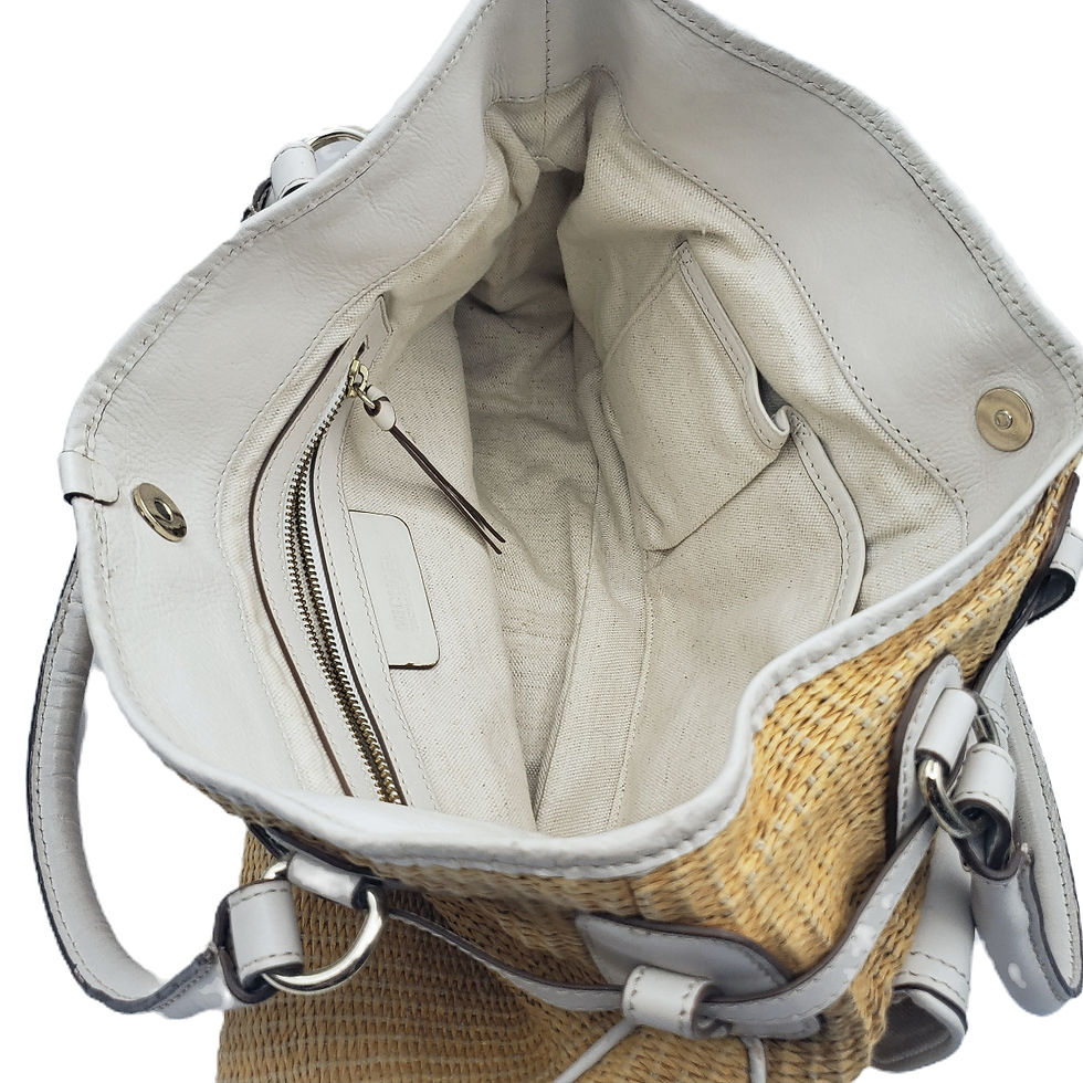 Thumbnail: Michael Kors Straw Shoulder Bag
