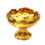 Thumbnail: Vintage Victoria Gold Incrusted Glass Bowl Compote
