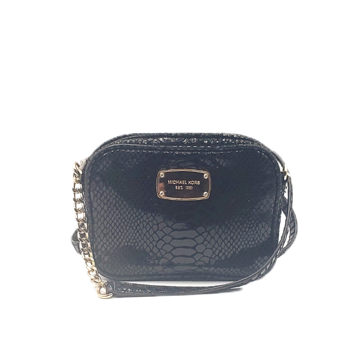 Michael Kors Snake Emobssed Crossbody Bag