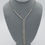 Thumbnail: Rhinestone Long Plunging Neckline Necklace