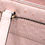 Thumbnail: Kate Spade Pink Ostritch Embossed Tote Bag in pale light pink with bow detail slight damage on strap close up