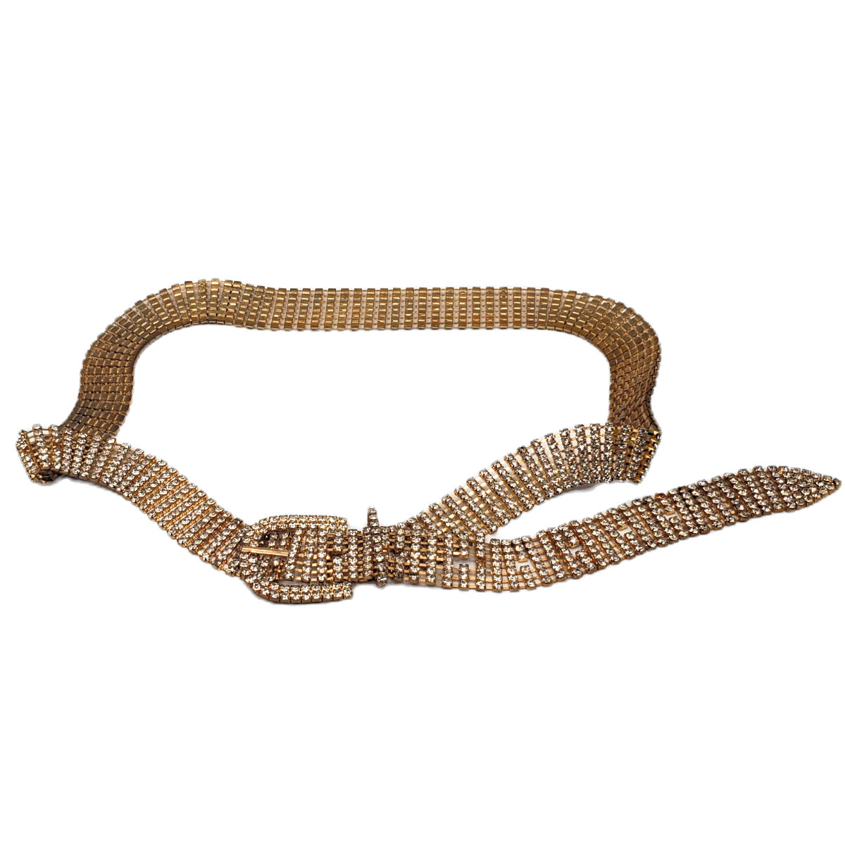 Rhinestone Statement Belt