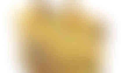 Vitnage Oval Wood Box Purse with early19th century city scene and metal handle