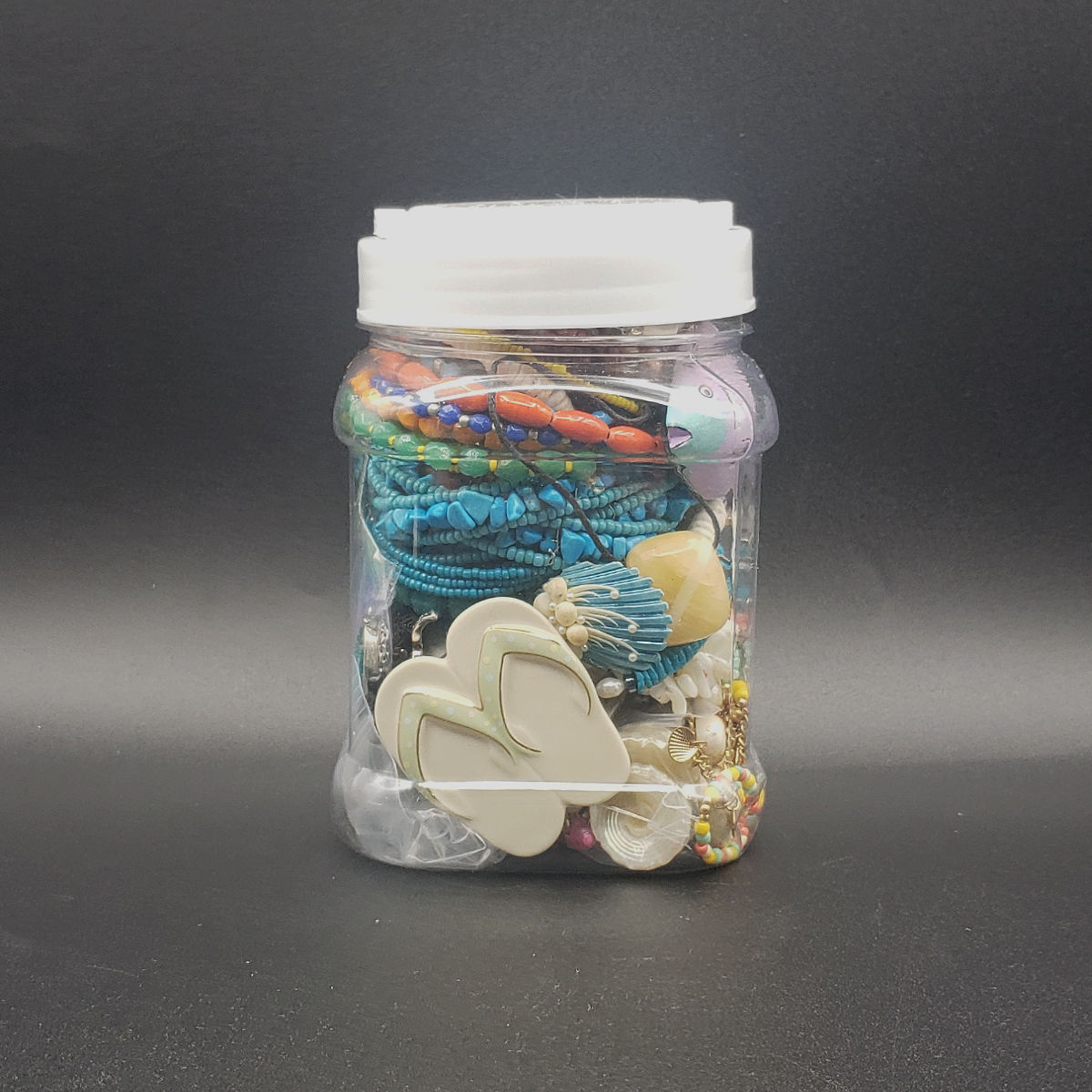 Jewelry Lots Jar | Sea Shell Collection | Size Small