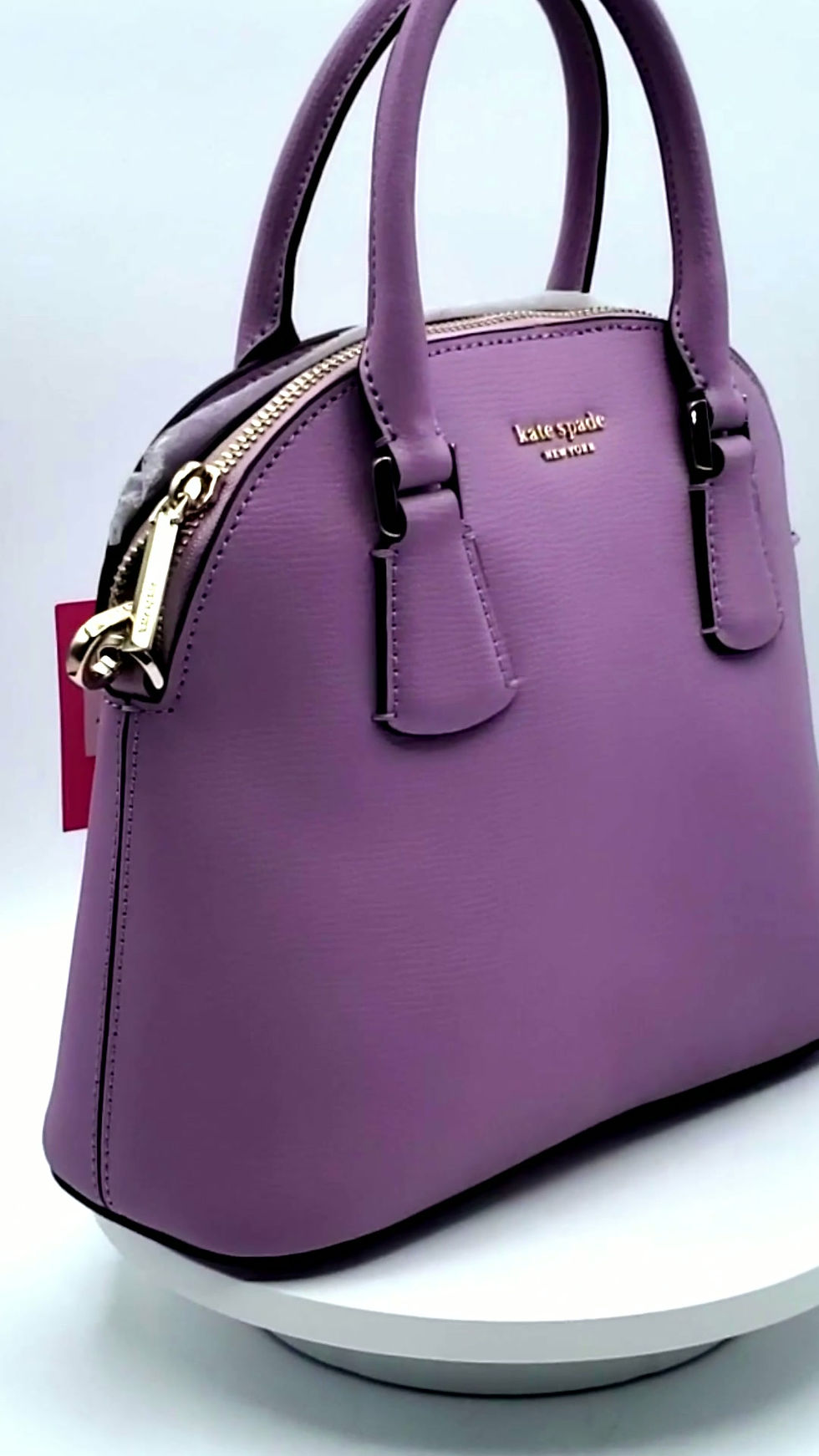 Thumbnail: Kate Spade Sylvia Lavender Dome Satchel Bag