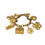 Thumbnail: Vintage Gold Charm Bracelet