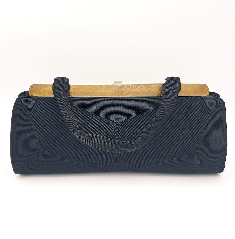 Vintage Genuine EW Black Corde Hanbag