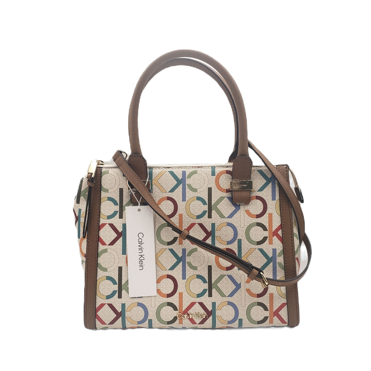 Calvin Klein Colorful Logo Satchel
