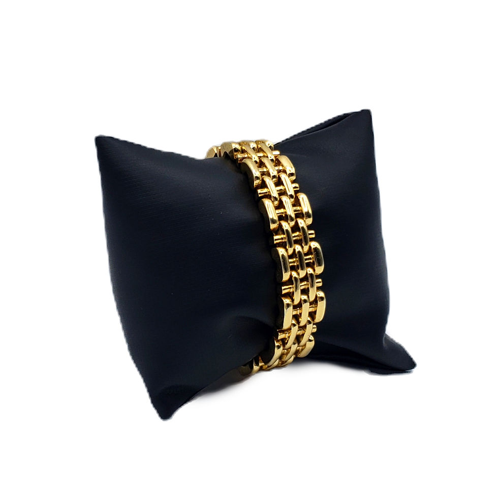 Thumbnail: Vintage Ciner Brick Link Bracelet