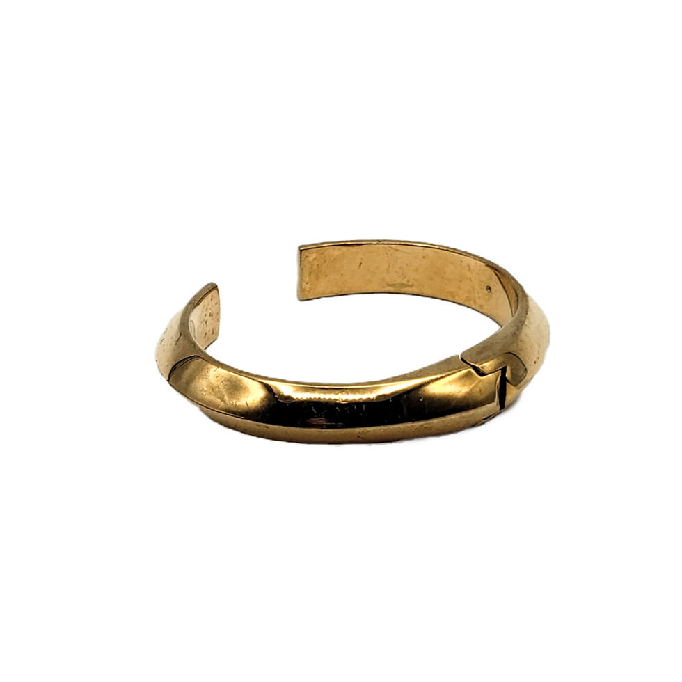 Kate Spade Raise The Bar Gold Tone Hinged Cuff Bangle Bracelet