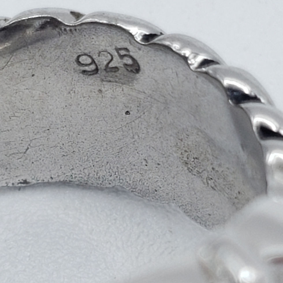 Thumbnail: 925 Silver Amethyst Statement Ring