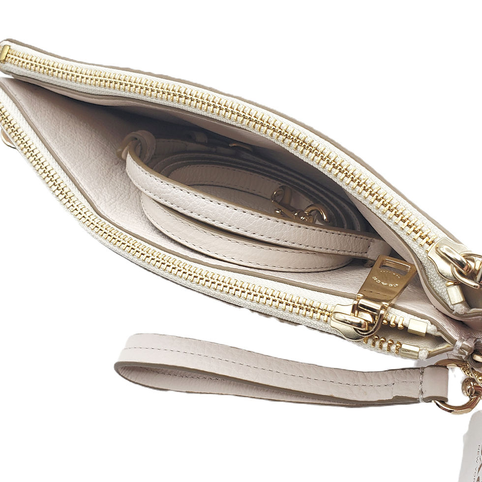 Thumbnail: Coach Lyla Double Gusset rossbody Wristlet Bag