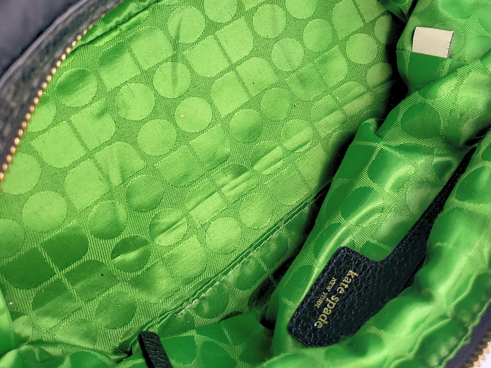 Thumbnail: Kate Spade Nylon & Leather Satchel Bag interior view