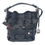 Thumbnail: NWT Innue Black Leather Cross Weave Bucket Bag