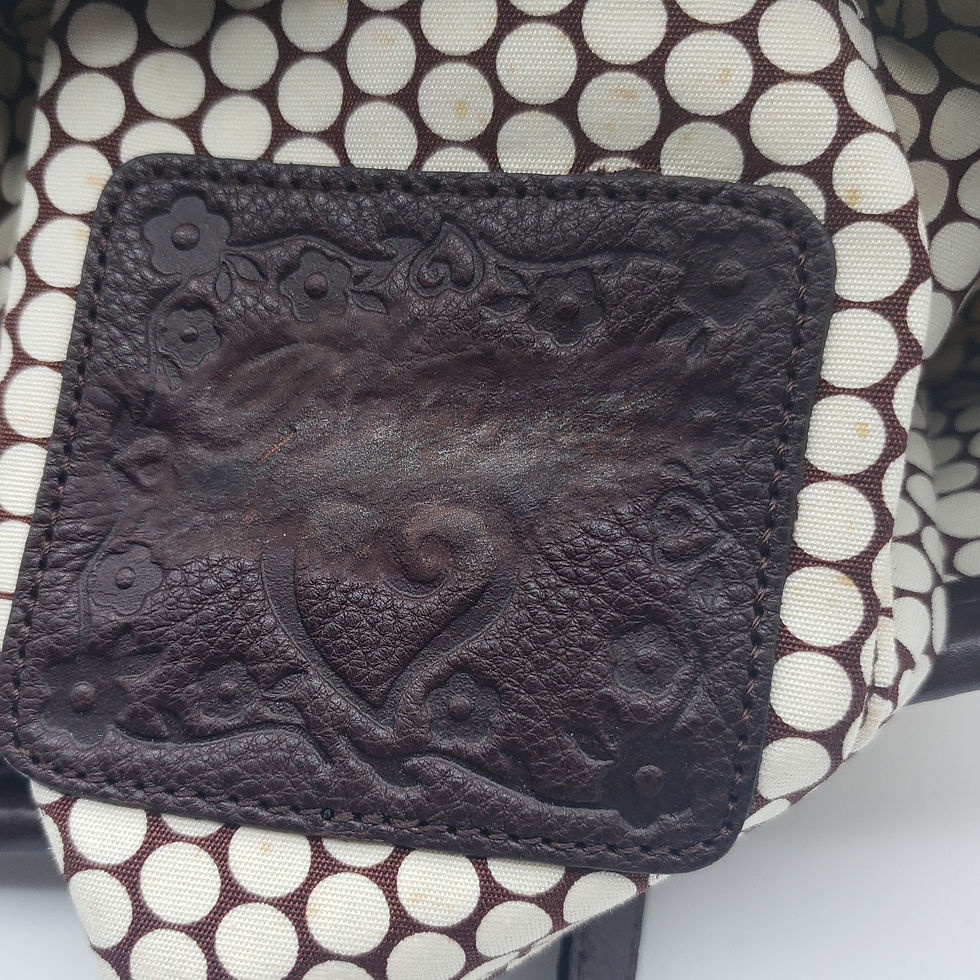 Thumbnail: Brighton Woven Straw & Leather Tote Bag