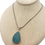 Thumbnail: Silver Quartz Stone Double Sided Necklace
