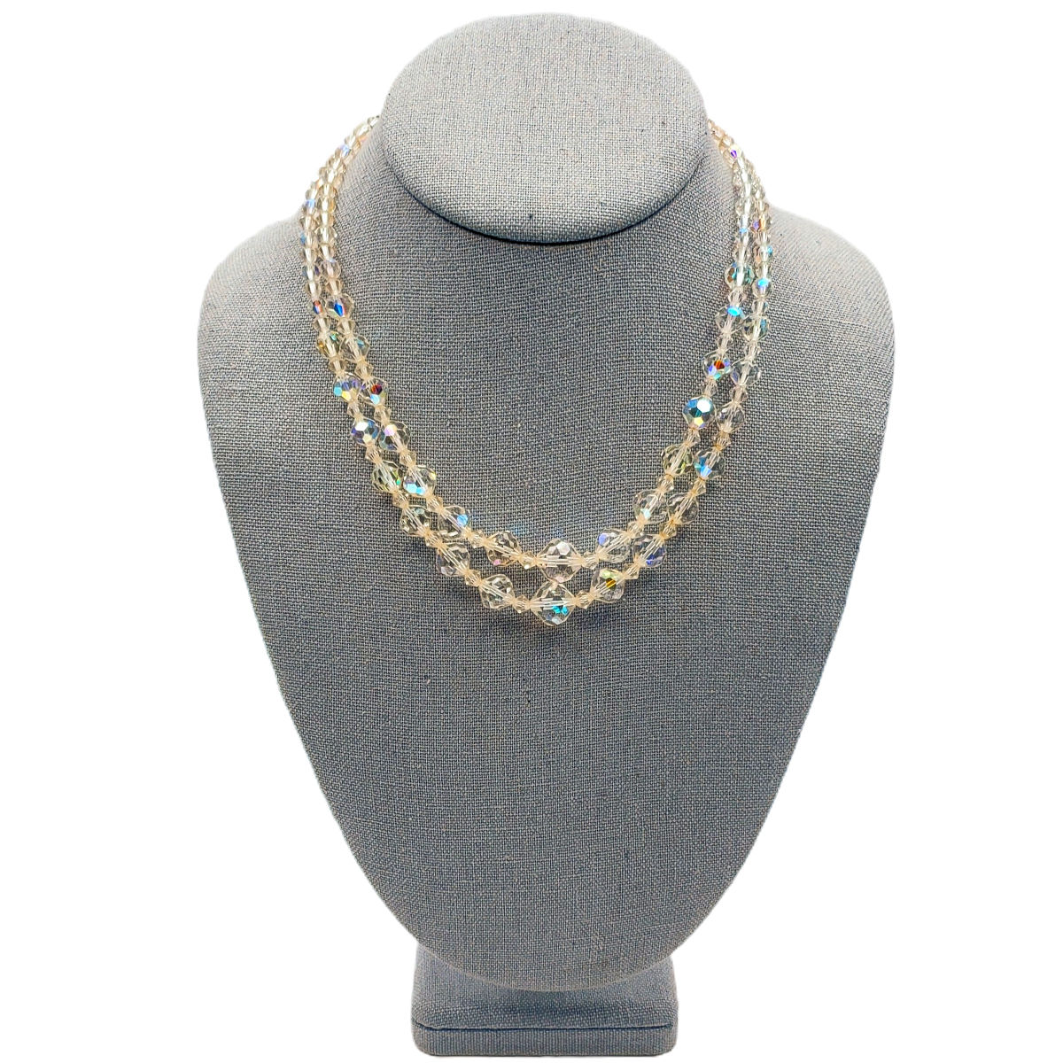 Vitnage Aurora Borealis Crystal Necklace