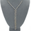 Thumbnail: Rhinestone Long Plunging Neckline Necklace