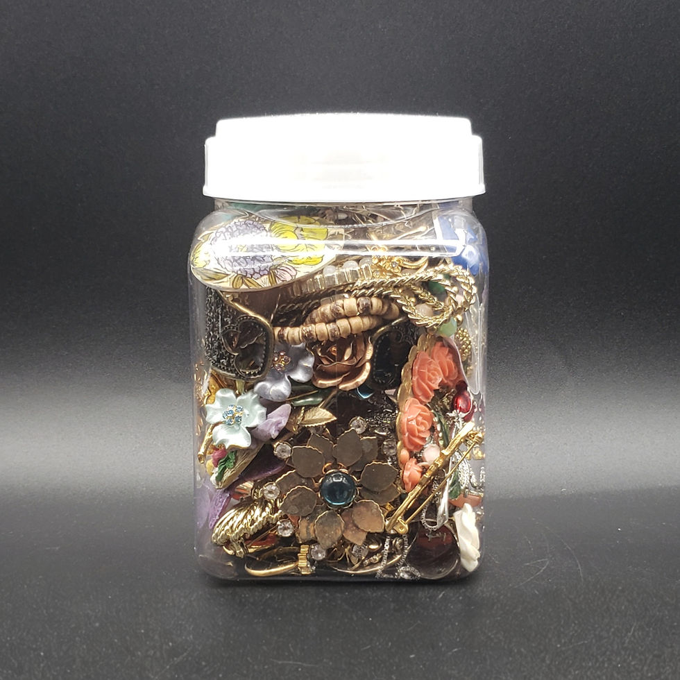 Thumbnail: Jewelry Lots Jars | Flower Collection| Size Small