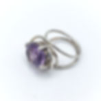 Amethyst Statement Cocktail Ring