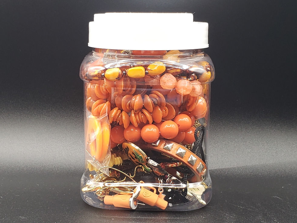 Thumbnail: Jewelry Lot Jars |  Halloween Theme | Size Small