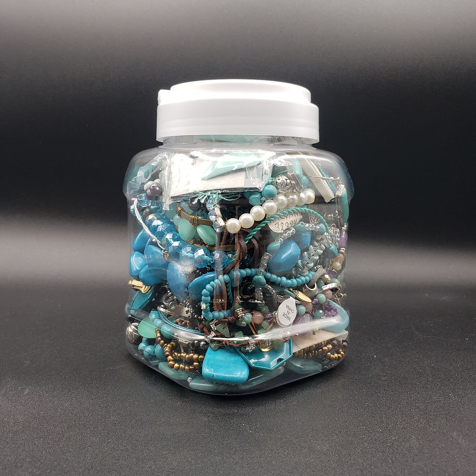 Thumbnail: Jewelry Lot Jar | Turquoise Collection | Size Large