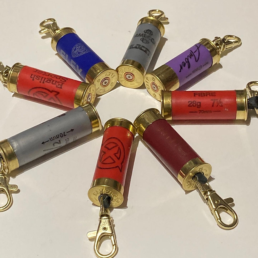 Thumbnail: Shotgun Cartridge Keyrings 