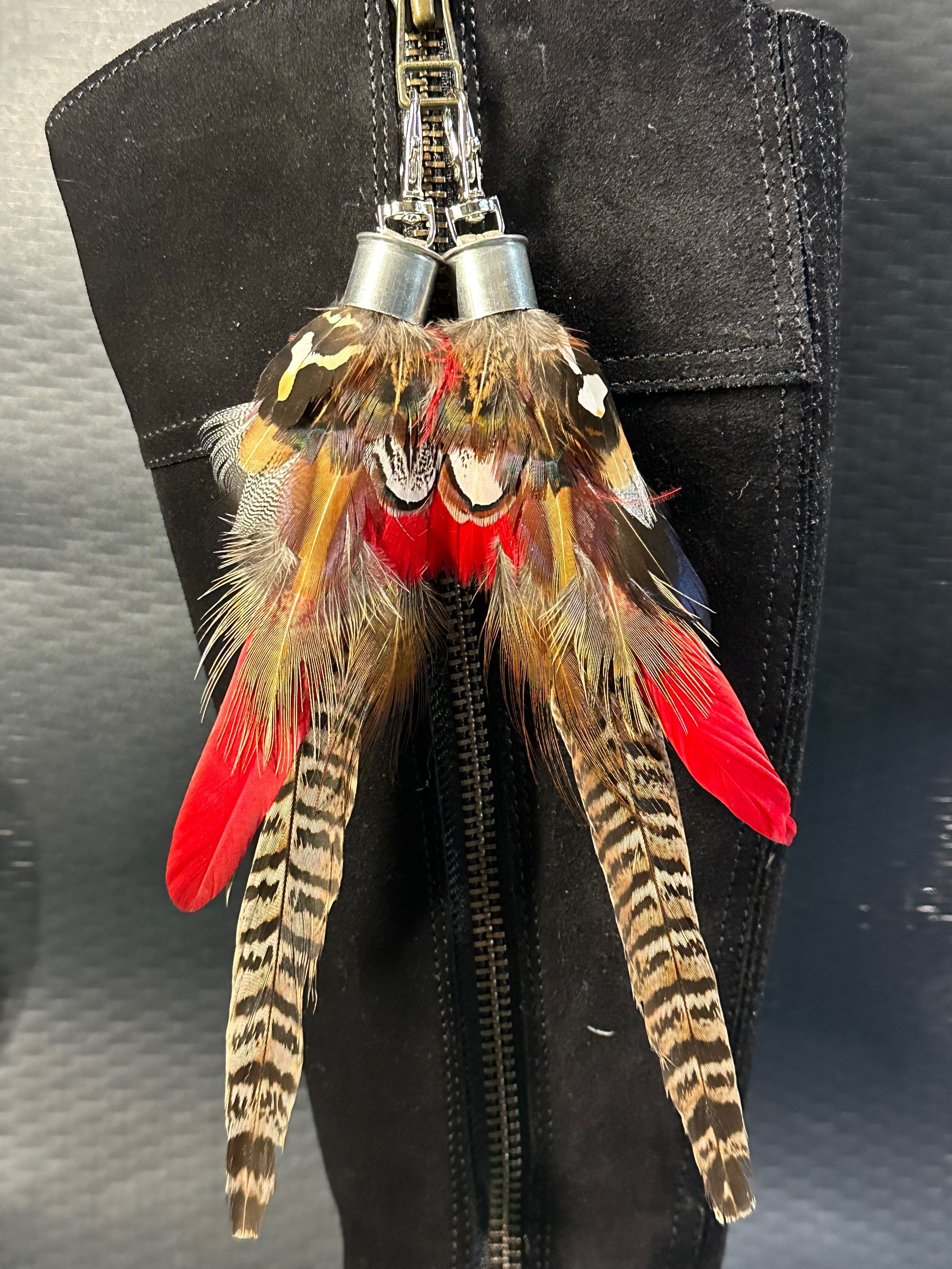 Valentines Boot Feathers