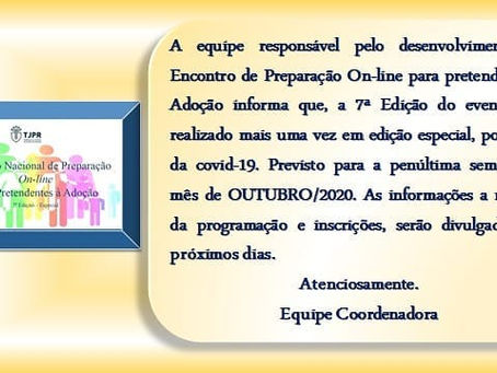7ª edição do encontro de preparação para pretendentes à adoção. 